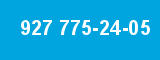 927 775-24-05